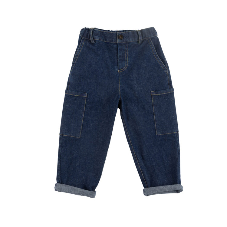 Babe & Tess Cargo Pants - Denim