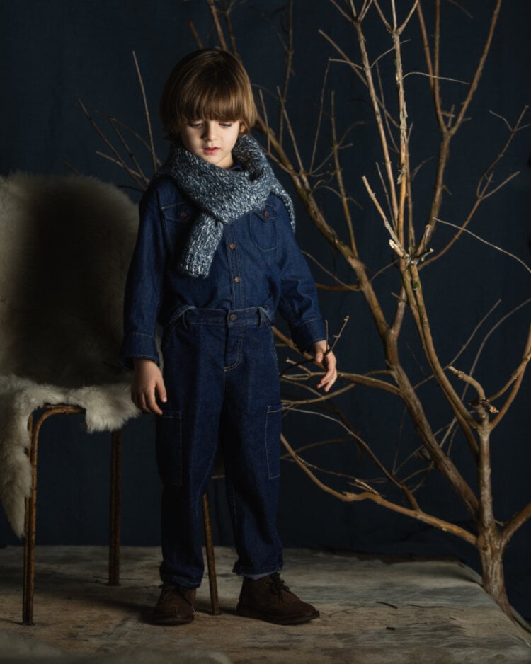 Babe & Tess Cargo Pants - Denim