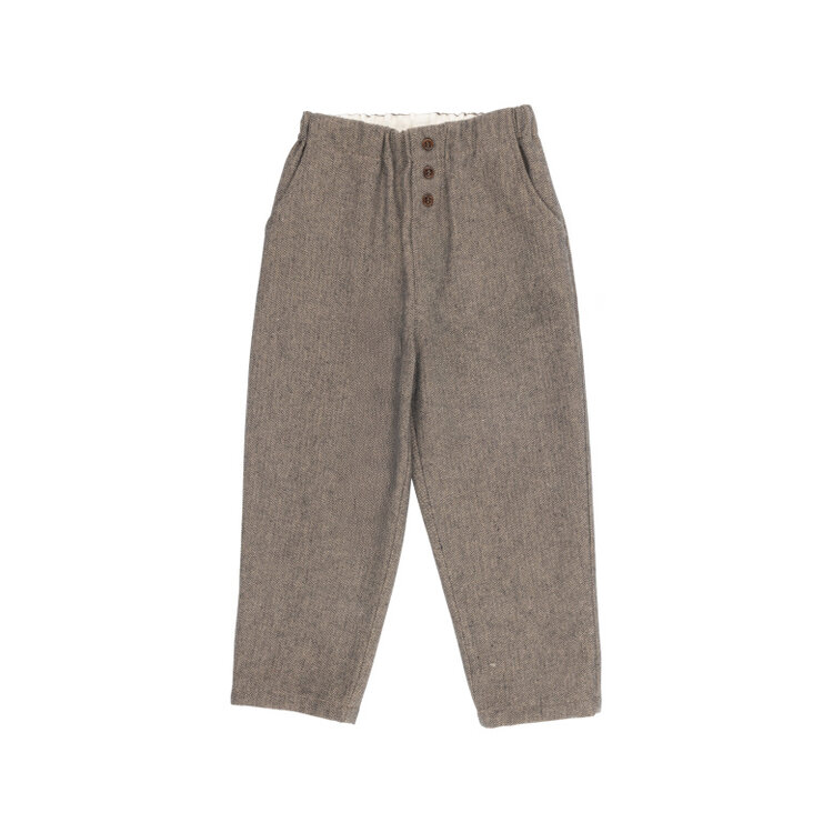 Babe & Tess Tazio Pants - Miele Blue English Mood