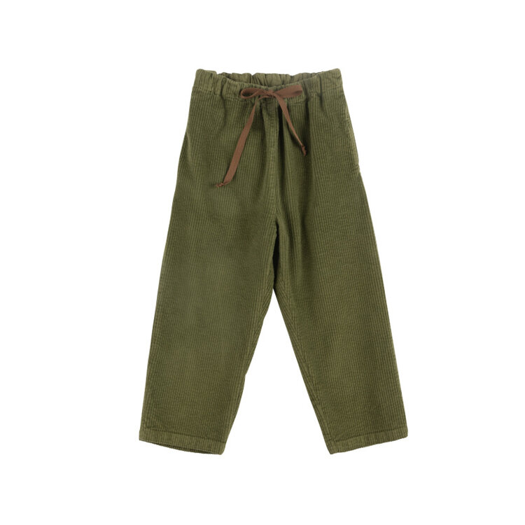 Babe & Tess Alvise Pants - Olive Velvet