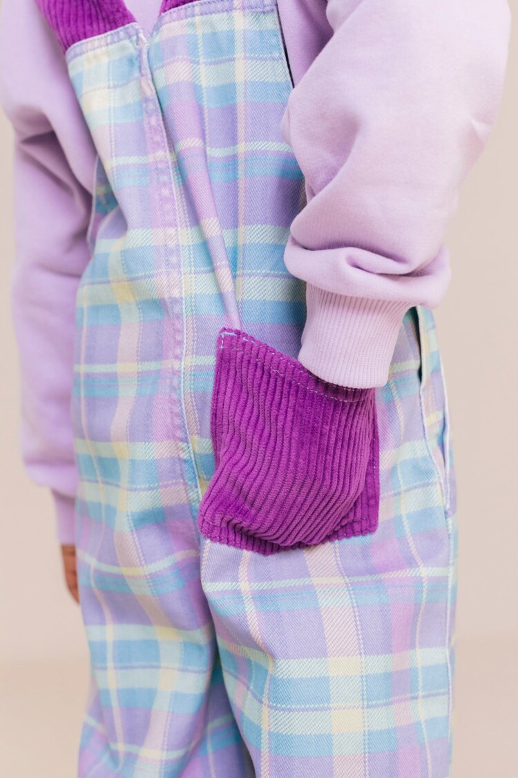 Favorite People Saudade Overall - Blue/Purple