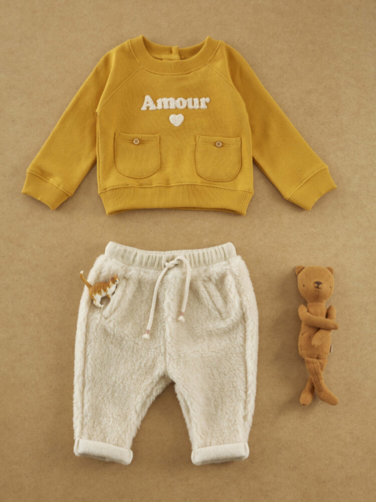 Emile et ida Pantalon Moumoute - Ecru