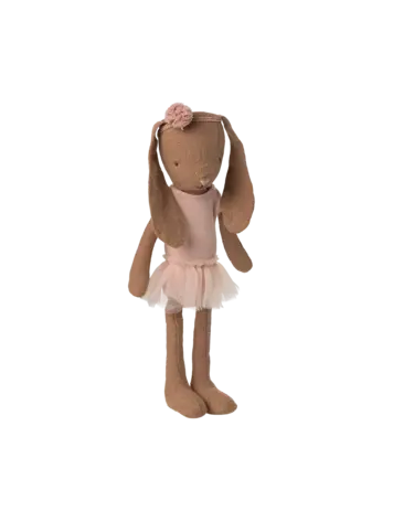 Maileg Bunny Size 1, Chocolate Brown - Ballet Suit And Skirt Rose