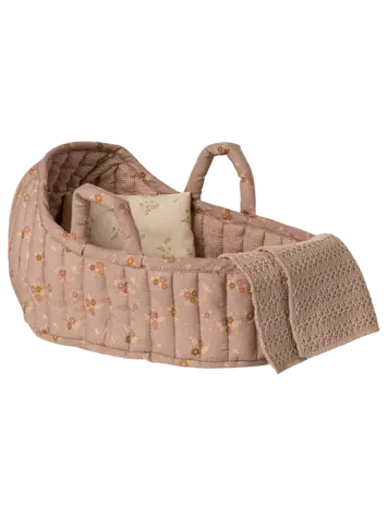 Maileg Carry cot, Large - Rose