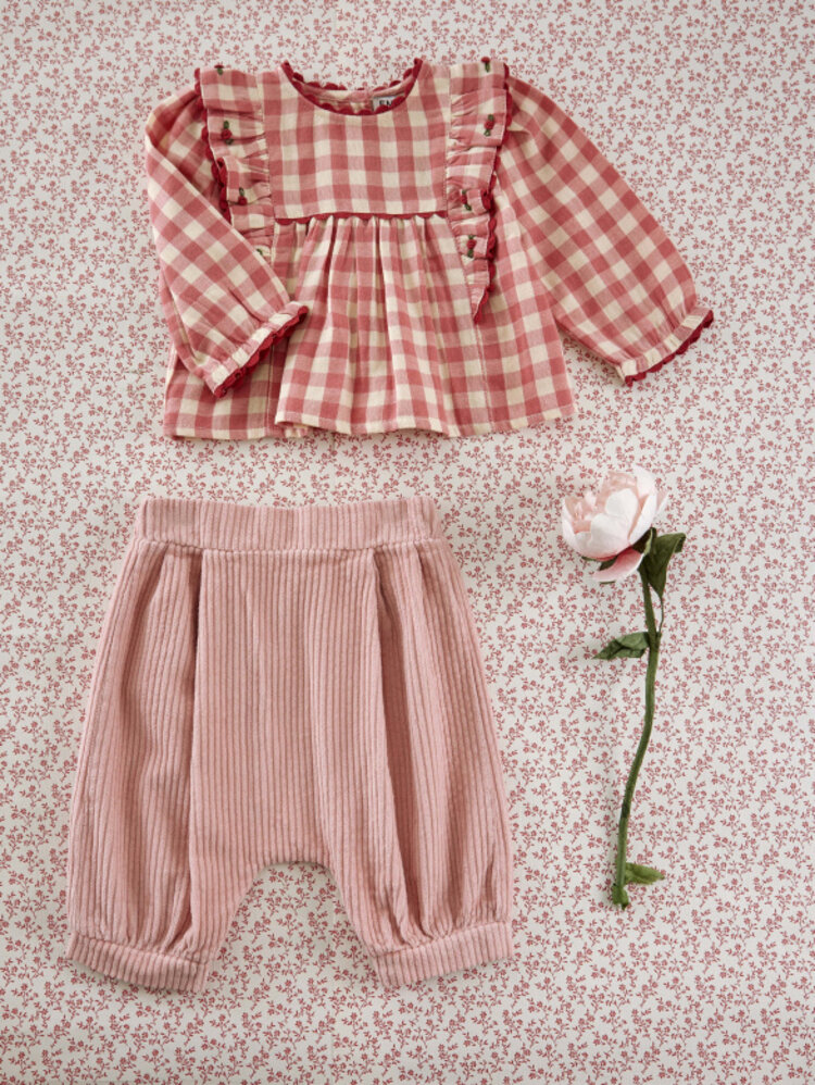 Emile et ida Blouse Vichy Volant - Gingham