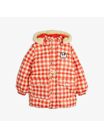 Mini Rodini Ritzratz Patch Gingham AOP Heavy Puffer
