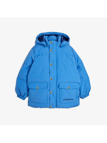 Mini Rodini Solid Heavy Puffer - Blue