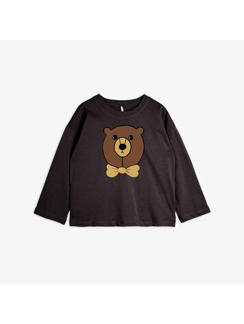 Mini Rodini Bear SP Long Sleeve Top - Grey