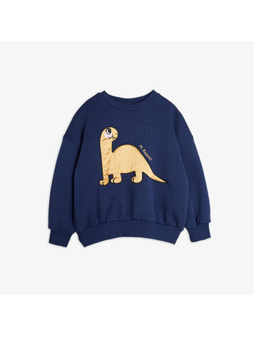 Mini Rodini Dino Application Sweatshirt - Blue