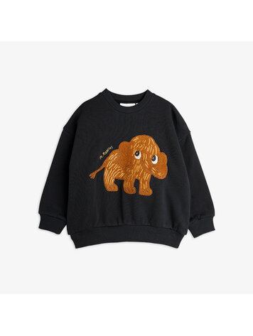 Mini Rodini Mammoth Chenille Sweatshirt - Black