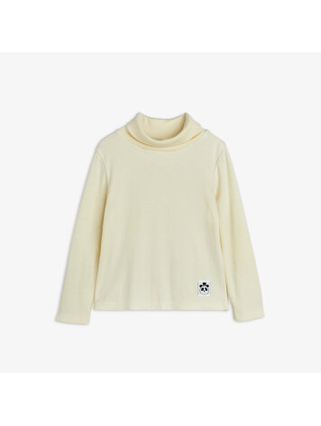 Mini Rodini Modal Rib Turtleneck - Off White