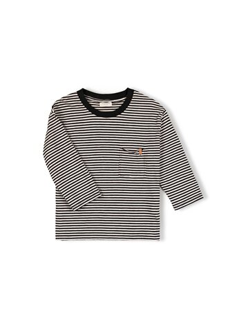Nixnut Drop Shirt - Black Stripe