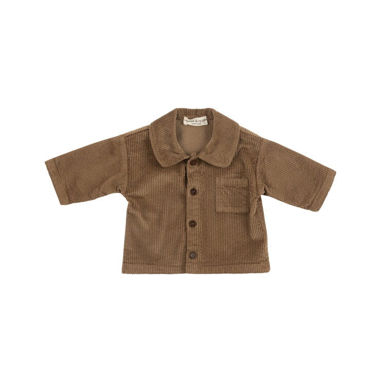 Babe & Tess Achille Chemise Jacket - Nocciola Velvet