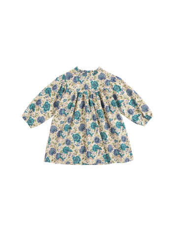 Babe & Tess Midi Dress Teresa - Turquoise Pattern