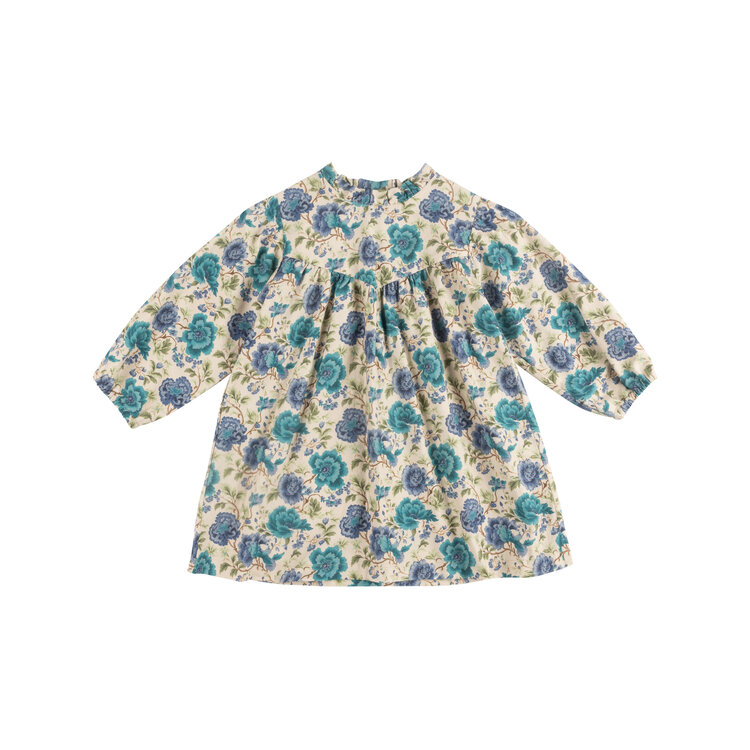 Babe & Tess Midi Dress Teresa - Turquoise Pattern