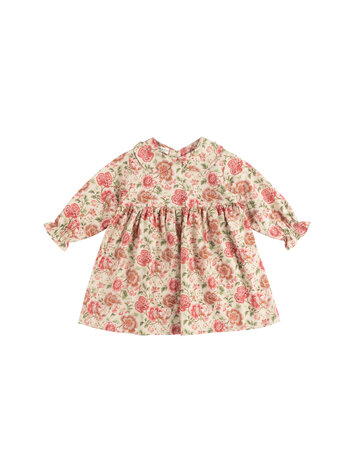 Babe & Tess Mini Dress Ginerva - Magenta Pattern Babe