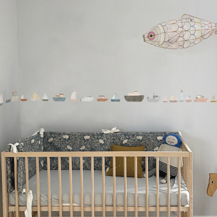 Mimi Lou Wall Border - Boat