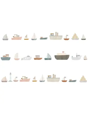Mimi Lou Muurstickers - Boat