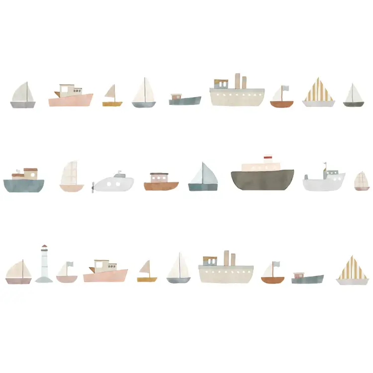 Mimi Lou Wall Border - Boat