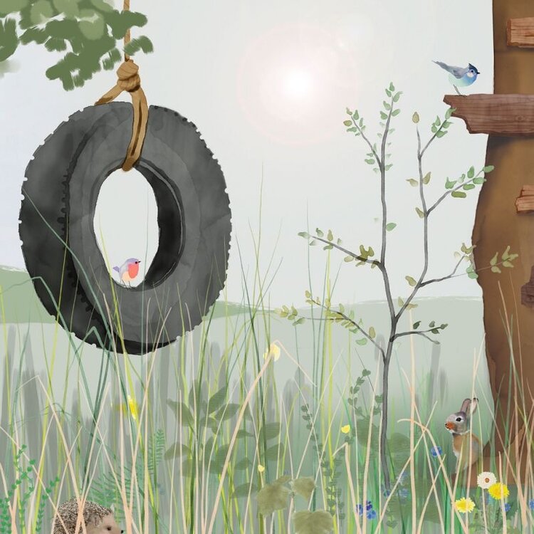 Mimi Lou Behangpapier - Cabane XL