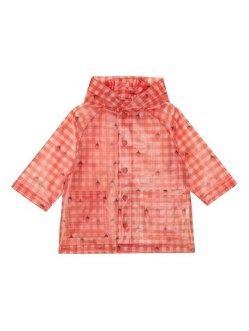 Flöss Caila Raincoat - Berry Gingham