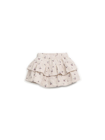 Play Up Printed Woven Skirt Short - Tones