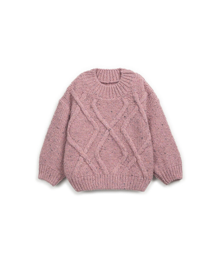 Play Up Knitted Sweater - Rose