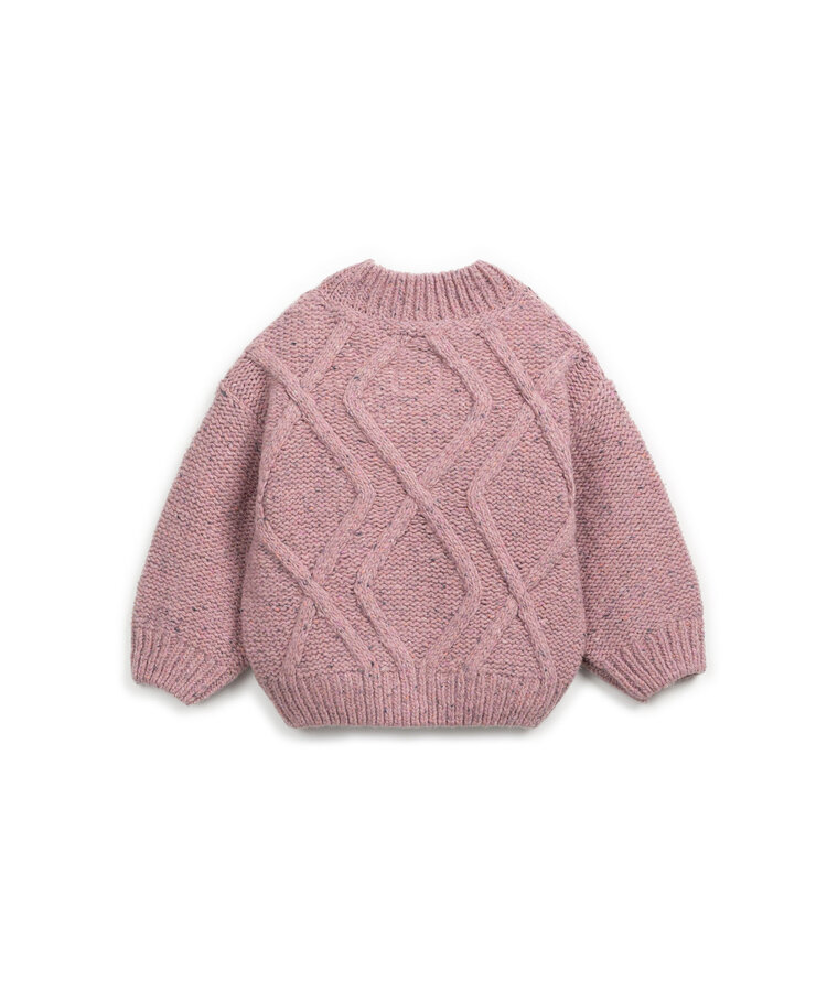 Play Up Knitted Sweater - Rose