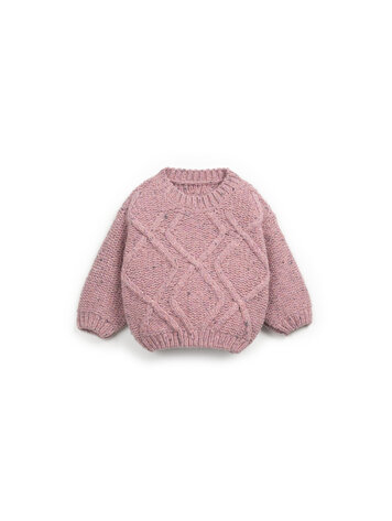 Play Up Knitted Sweater - Rose