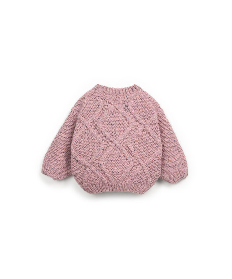 Play Up Knitted Sweater - Rose