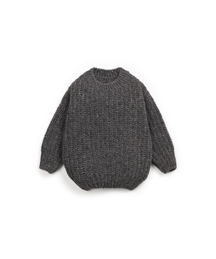 Play Up Knitted Sweater - Grafite