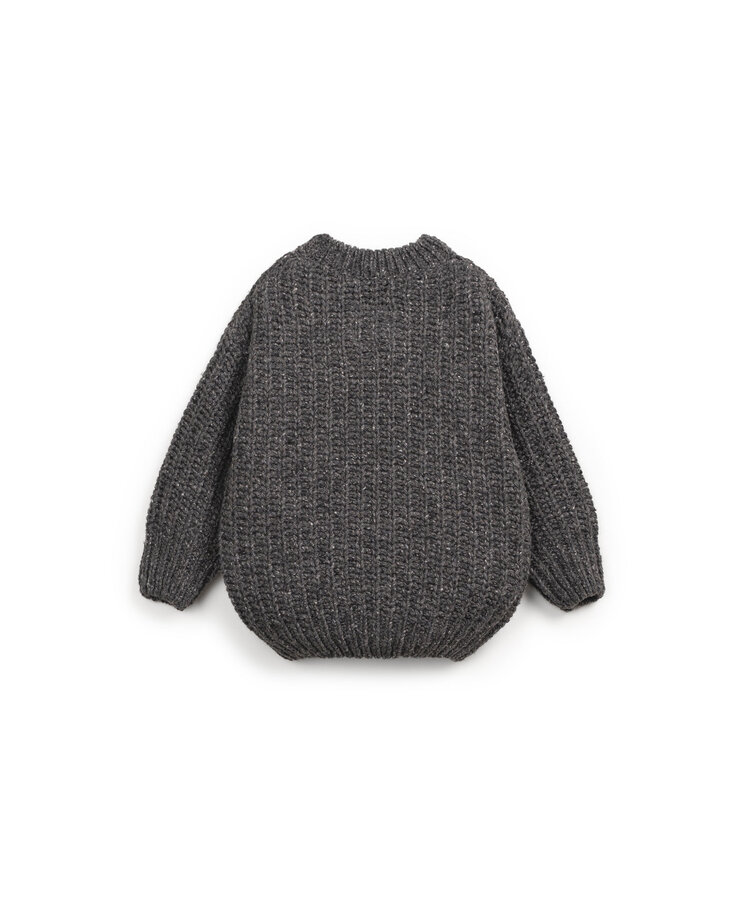 Play Up Knitted Sweater - Grafite