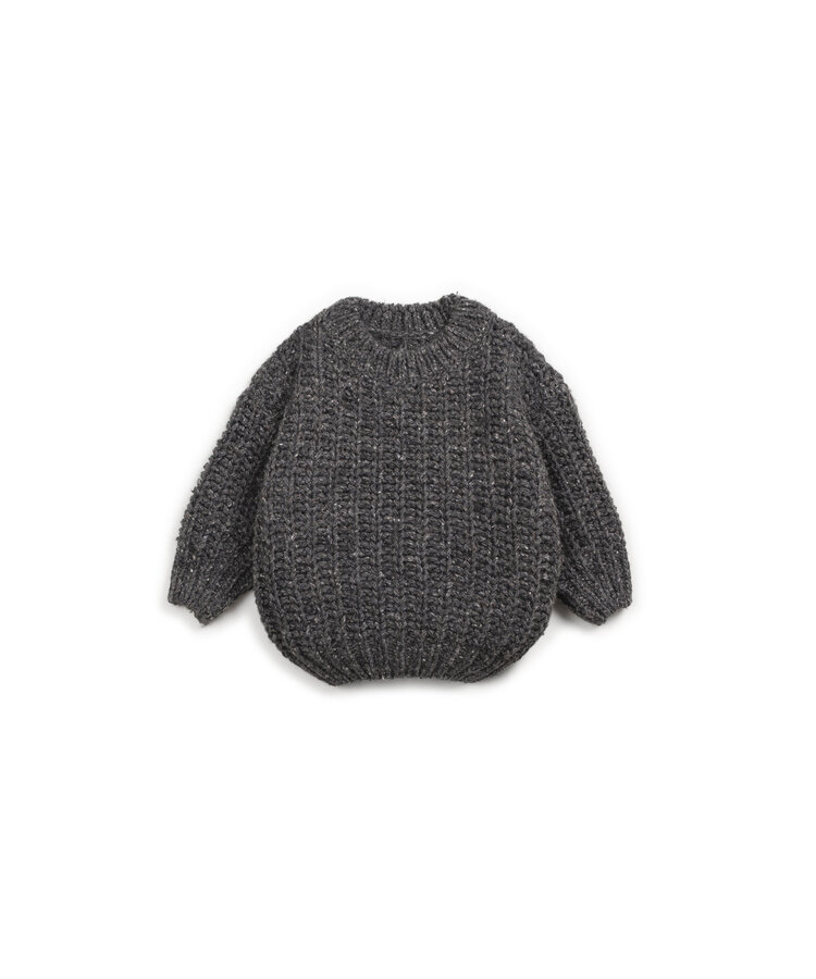 Play Up Knitted Sweater - Grafite