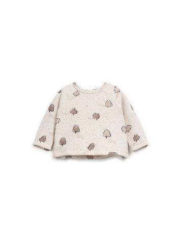 Play Up Printed Jersey Sweater - Pencil Arvores