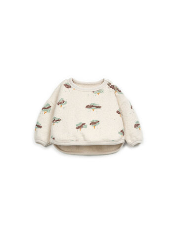 Play Up Printed Jersey Sweater - Pencil