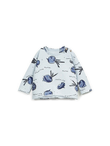 Play Up Printed Jersey LS T-shirt - Minerals