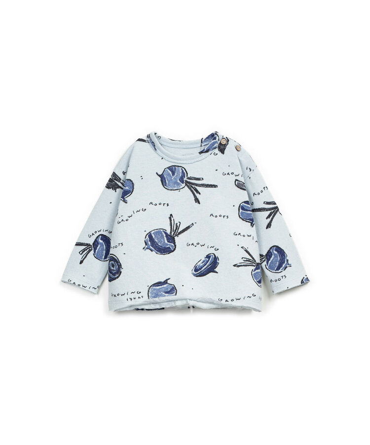 Play Up Printed Jersey LS T-shirt - Minerals