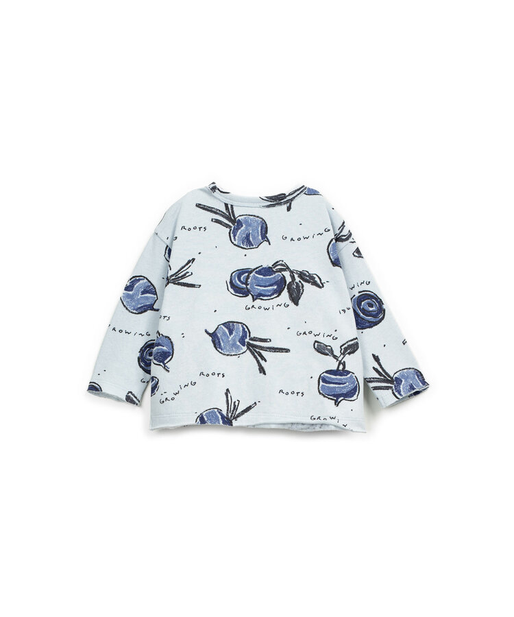 Play Up Printed Jersey LS T-shirt - Minerals