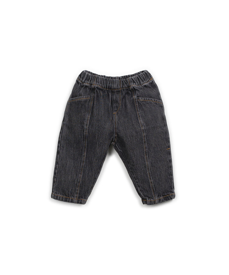 Play Up Denim Trousers - Grafite