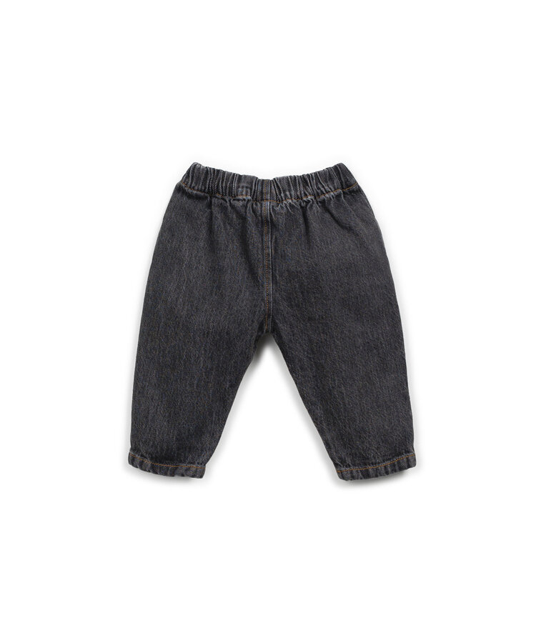 Play Up Denim Trousers - Grafite
