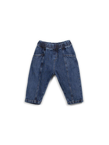 Play Up Denim Trousers - Denim
