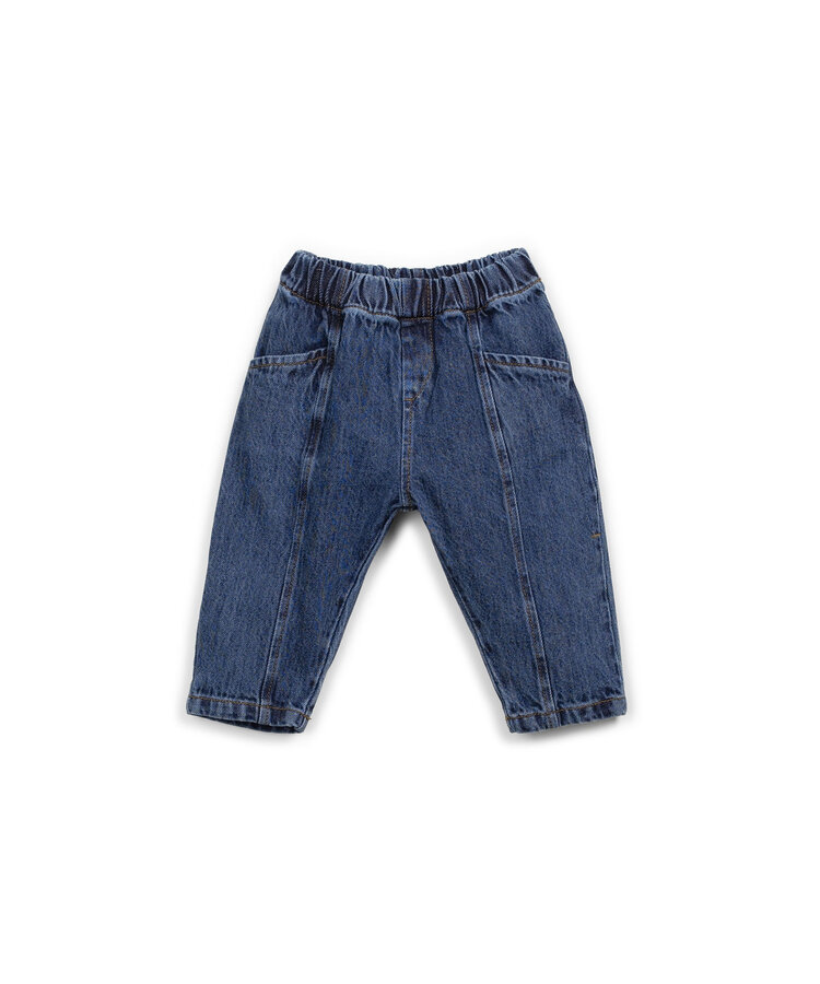 Play Up Denim Trousers - Denim