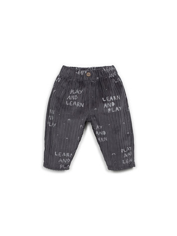 Play Up Printed Corduroy Trousers - Grafite