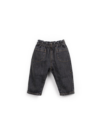 Play Up Denim Trousers - Grafite