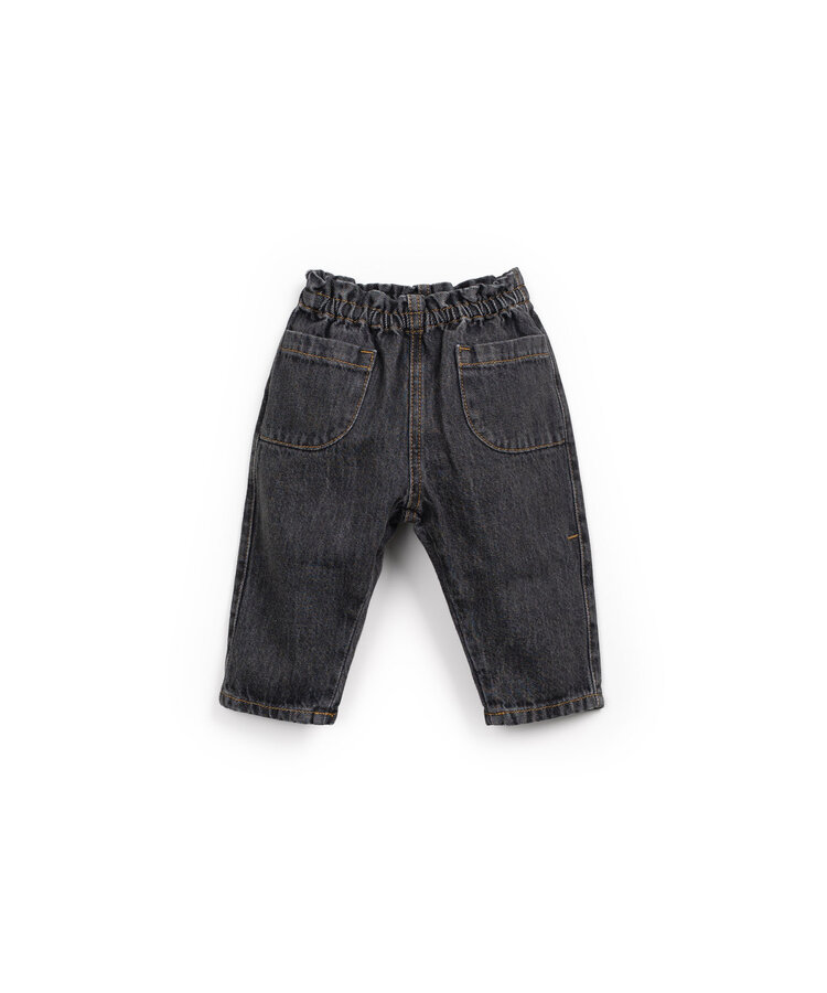 Play Up Denim Trousers - Grafite