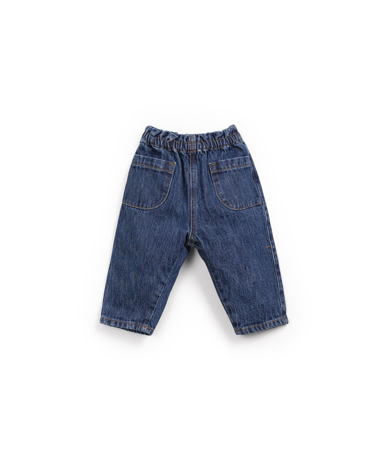 Play Up Denim Trousers - Denim