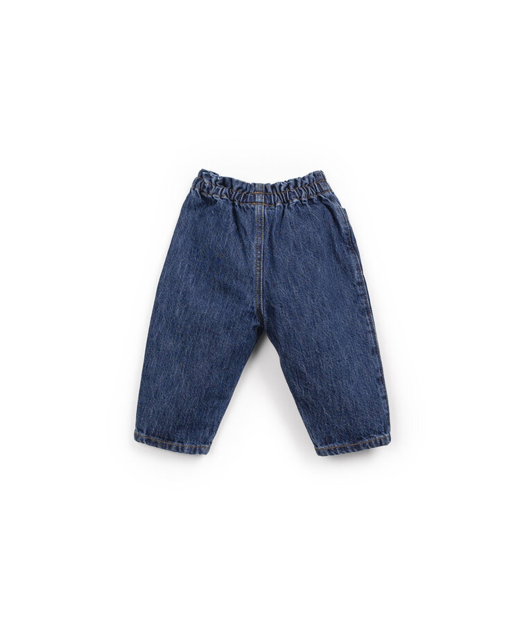 Play Up Denim Trousers - Denim