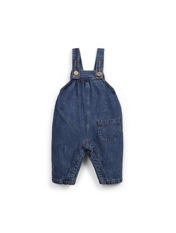 Play Up Denim Jumpsuit - Denim