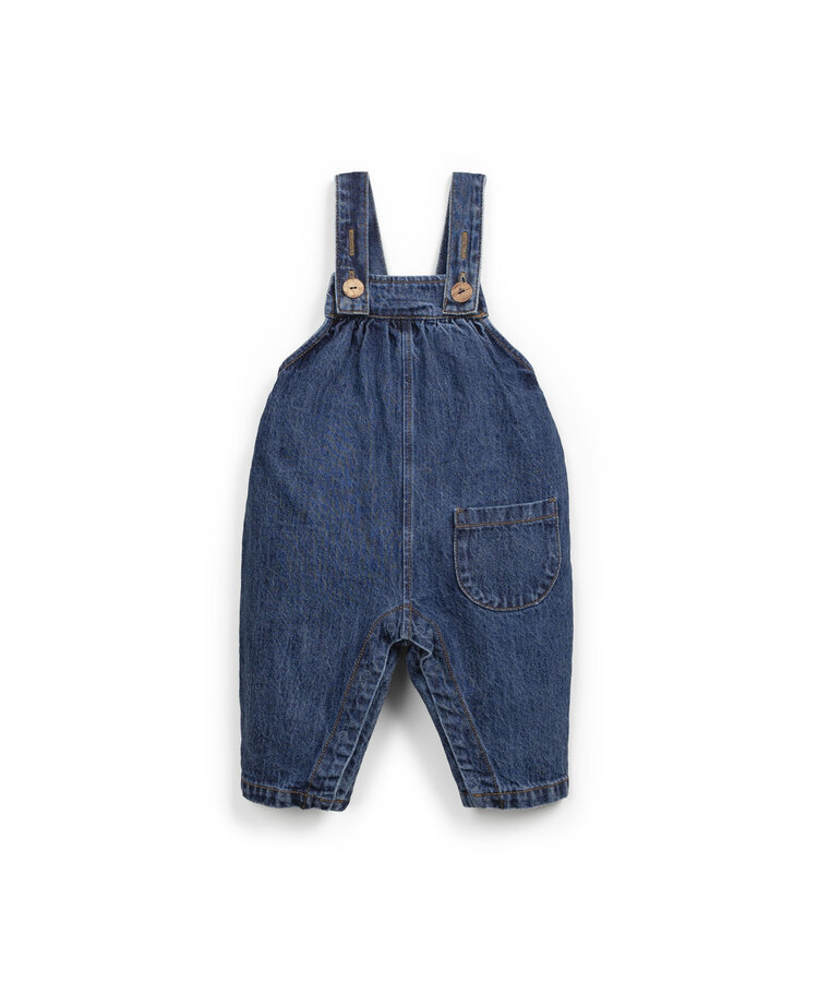 Play Up Denim Jumpsuit - Denim