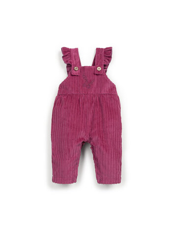 Play Up Corduroy Jumpsuit - Beetroot